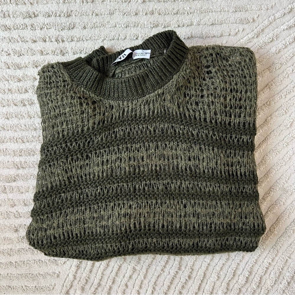 Zara open knit sweater